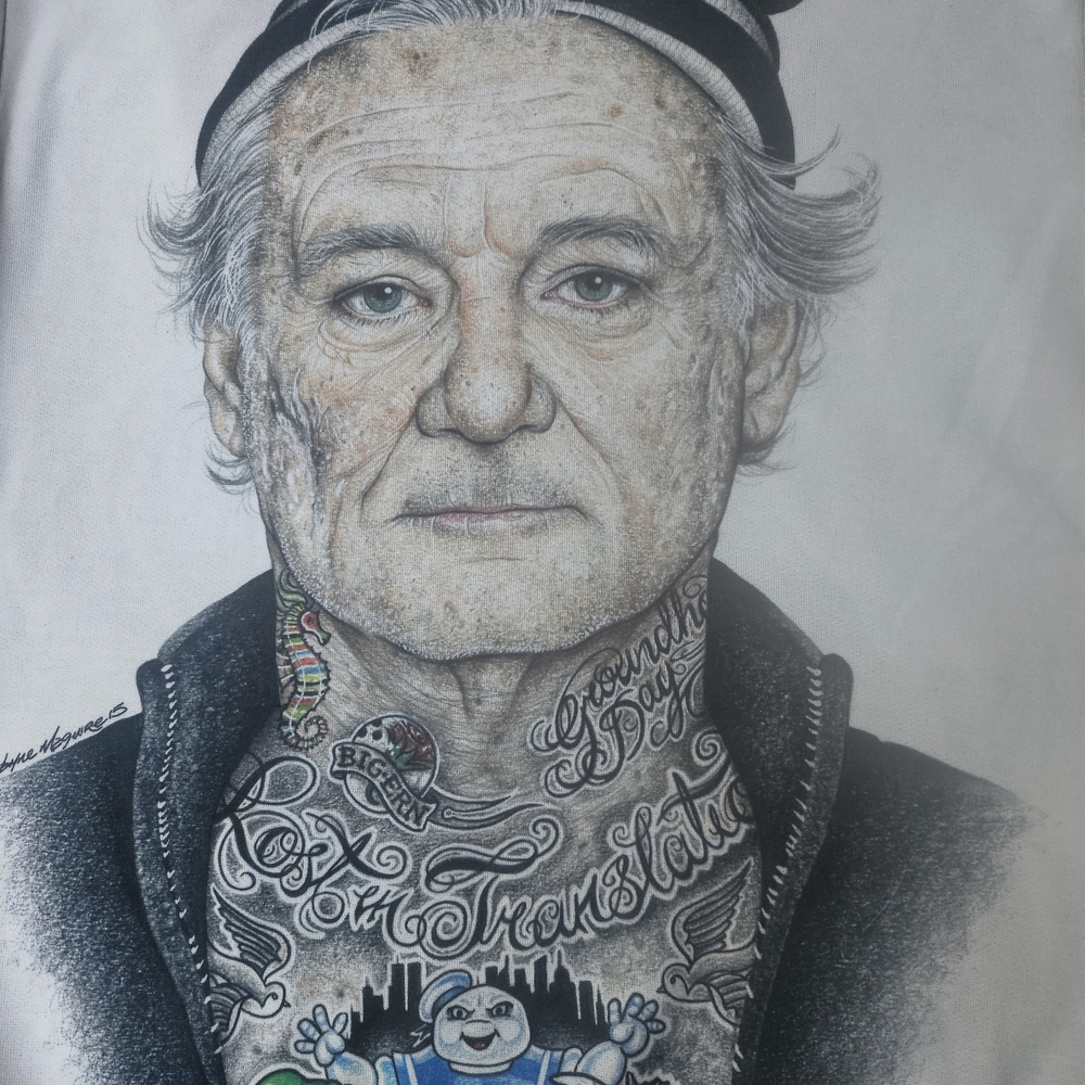 Bill Murry Ghost Busters . Very Rare Artist Sweatshirt Size Mens Large View 2